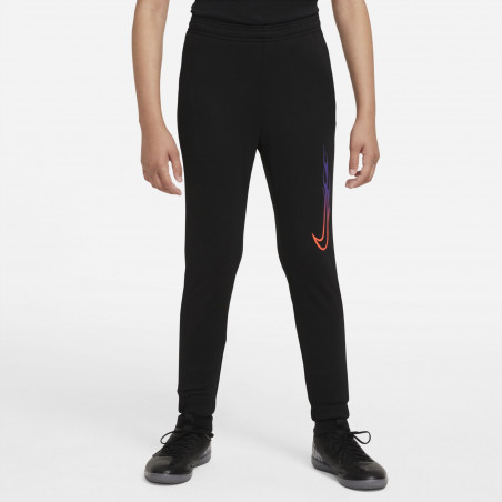 Pantalon survêtement junior Nike Mbappé noir rouge 2021/22