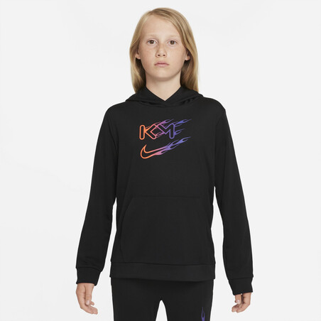 Sweat à capuche junior Nike Mbappé noir rouge 2021/22