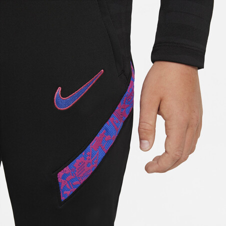 Pantalon survêtement junior FC Barcelone Strike noir rose 2021/22