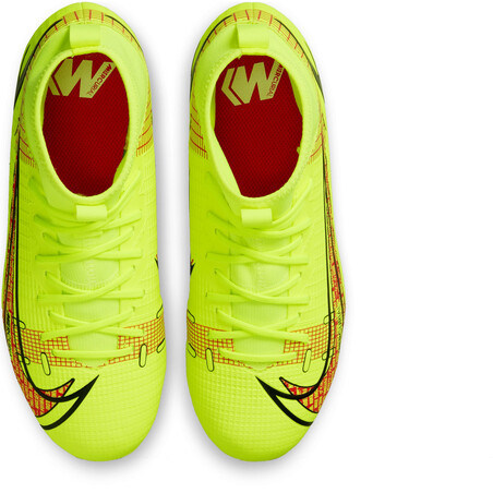 Nike Mercurial Superfly 8 junior Academy FG/MG jaune rouge