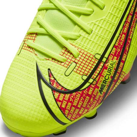 Nike Mercurial Superfly 8 junior Academy FG/MG jaune rouge