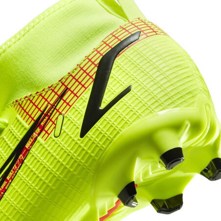 Nike Mercurial Superfly 8 junior Academy FG/MG jaune rouge