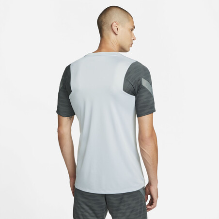 Maillot entraînement Liverpool Strike gris jaune 2021/22