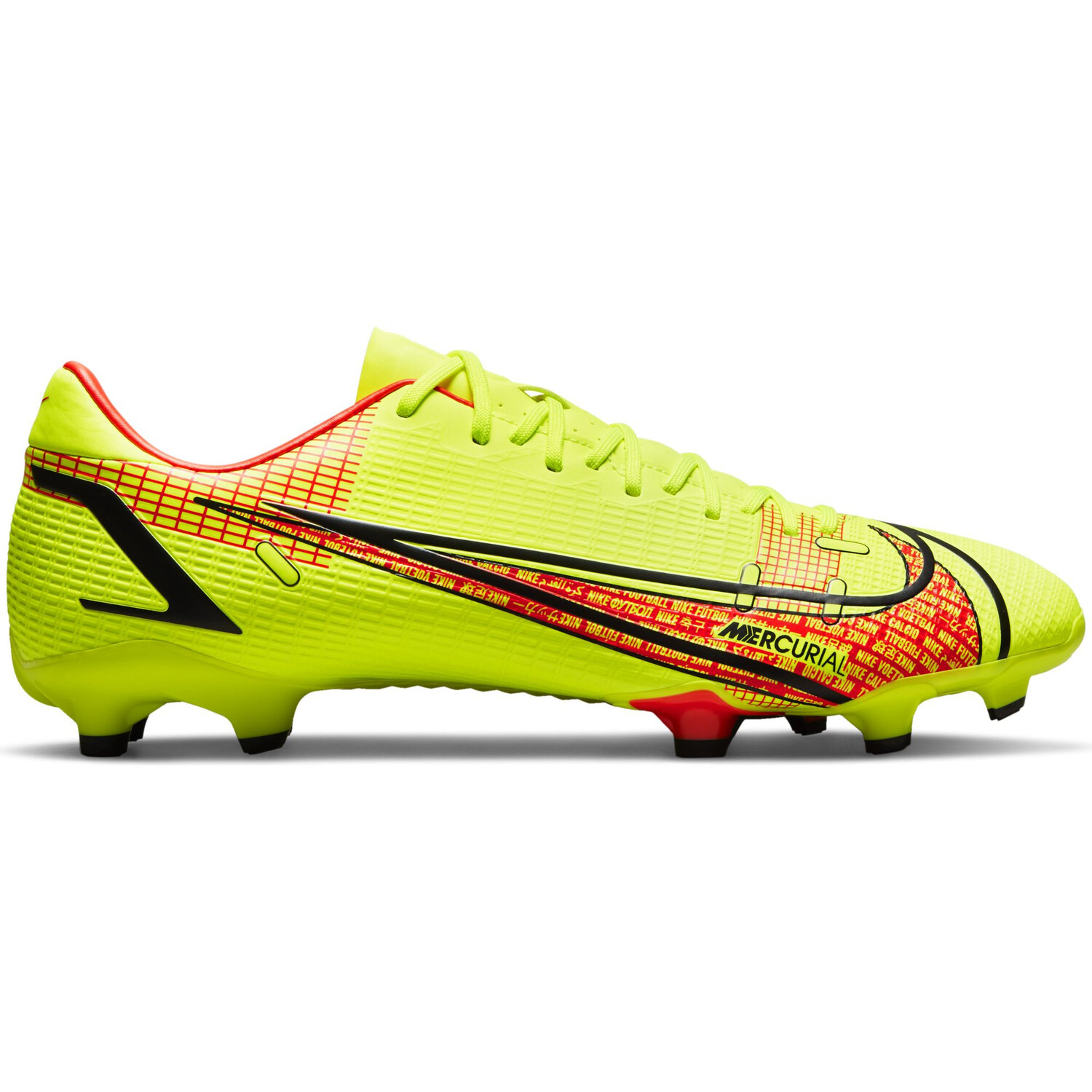 Nike Mercurial Vapor 14 Academy FG/MG jaune rouge sur Foot.fr