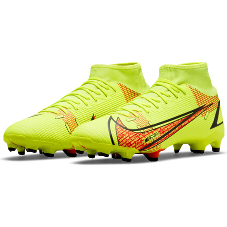Nike Mercurial Superfly 8 Academy FG/MG jaune rouge