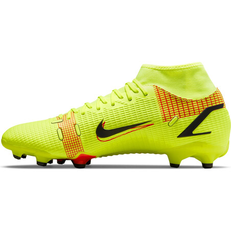 Nike Mercurial Superfly 8 Academy FG/MG jaune rouge