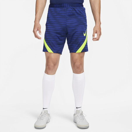 Short entraînement Nike Strike bleu vert