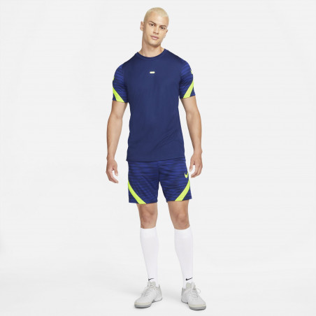 Short entraînement Nike Strike bleu vert