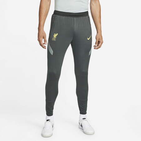 Pantalon survêtement Liverpool Strike gris jaune 2021/22