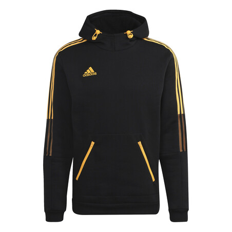 Sweat à capuche adidas Tiro noir orange