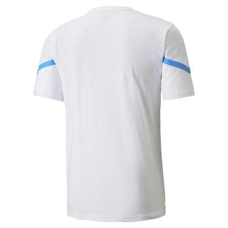 Maillot avant match Manchester City blanc bleu 2021/22