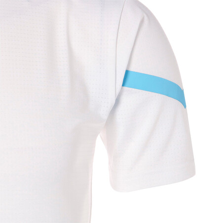 Maillot avant match Manchester City blanc bleu 2021/22
