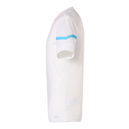 Maillot avant match Manchester City blanc bleu 2021/22
