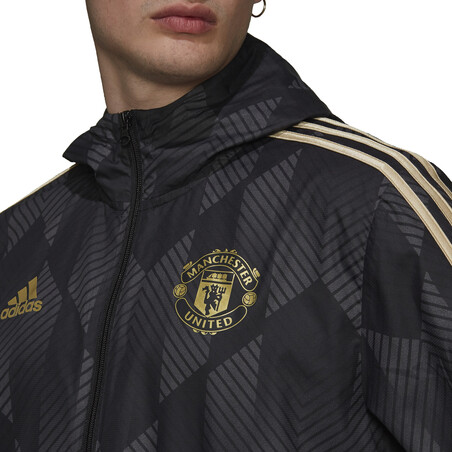 Coupe vent Manchester United noir or 2021/22