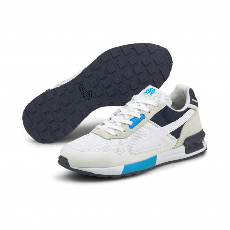 Sneakers OM blanc bleu 2021/22