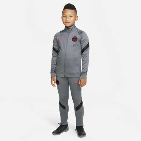 Ensemble survêtement junior PSG gris rose 2021/22