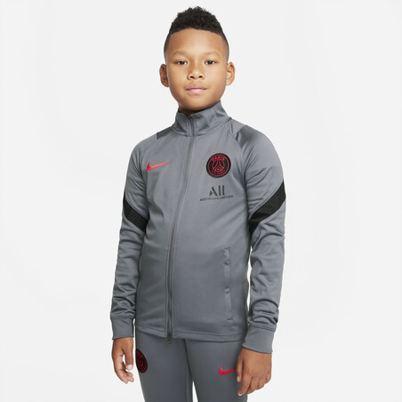 Ensemble survêtement junior PSG gris rose 2021/22