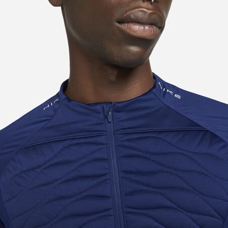 Sweat zippé Nike Strike bleu