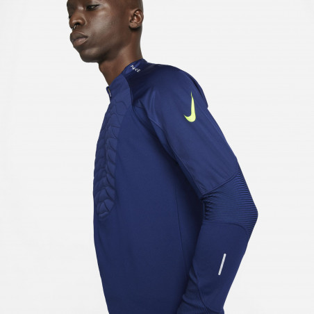 Sweat zippé Nike Strike bleu