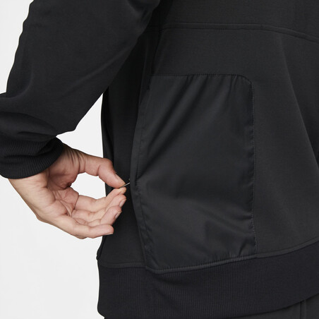 Sweat zippé Inter Milan Fleece noir 2021/22