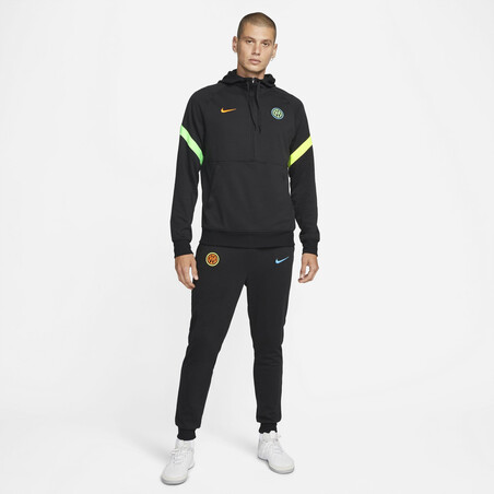 Sweat zippé Inter Milan Fleece noir 2021/22
