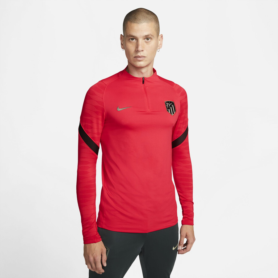 Sweat zippé Atlético Madrid rouge noir 2021/22