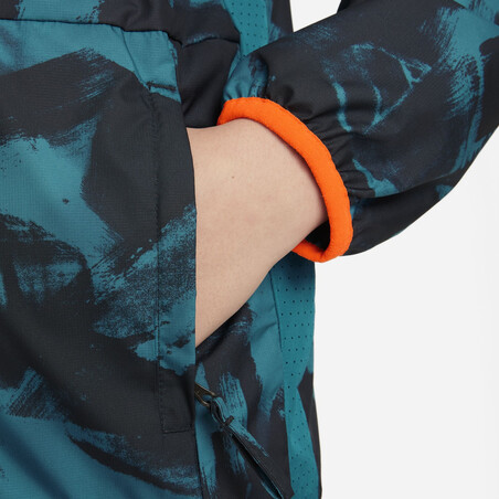 Veste imperméable junior Chelsea bleu orange 2021/22