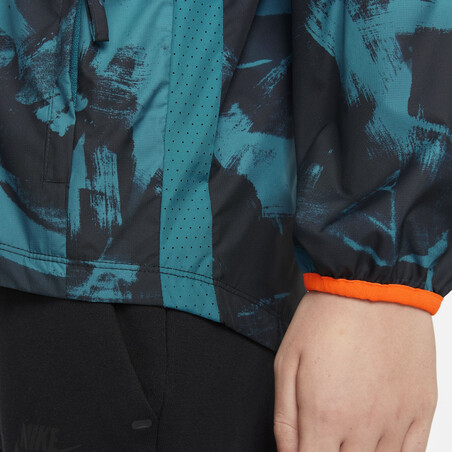 Veste imperméable junior Chelsea bleu orange 2021/22