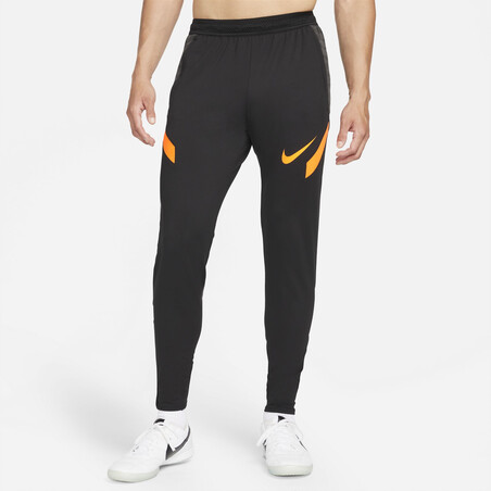 Pantalon survêtement Nike Strike noir orange