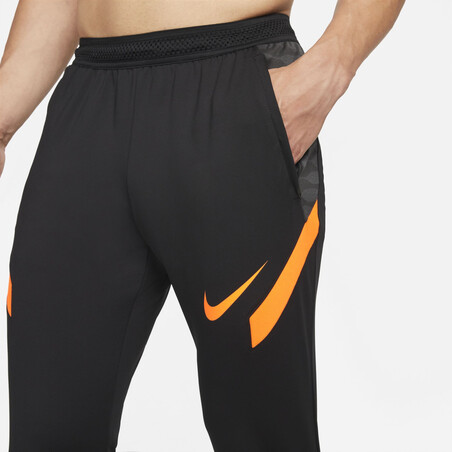 Pantalon survêtement Nike Strike noir orange