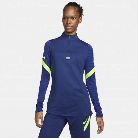 Sweat zippé Femme Nike Strike bleu