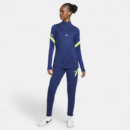 Sweat zippé Femme Nike Strike bleu