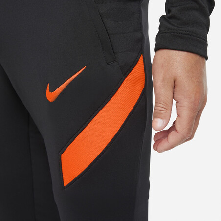 Pantalon survêtement junior Chelsea Strike noir orange 2021/22