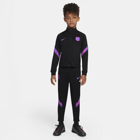 Ensemble survêtement enfant FC Barcelone noir rose 2021/22