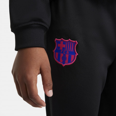 Ensemble survêtement enfant FC Barcelone noir rose 2021/22
