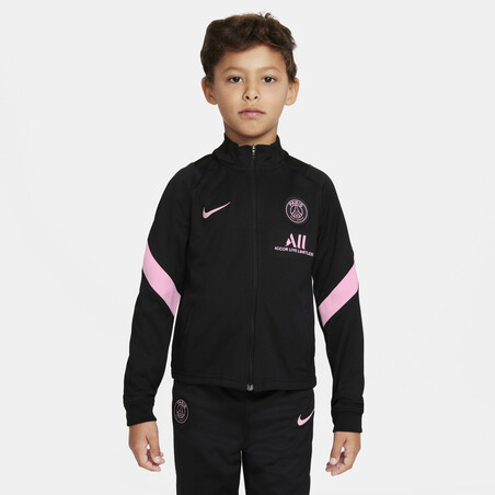 Ensemble survêtement enfant PSG noir rose 2021/22