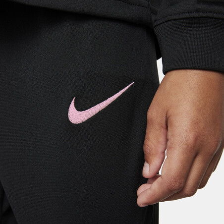 Ensemble survêtement enfant PSG noir rose 2021/22