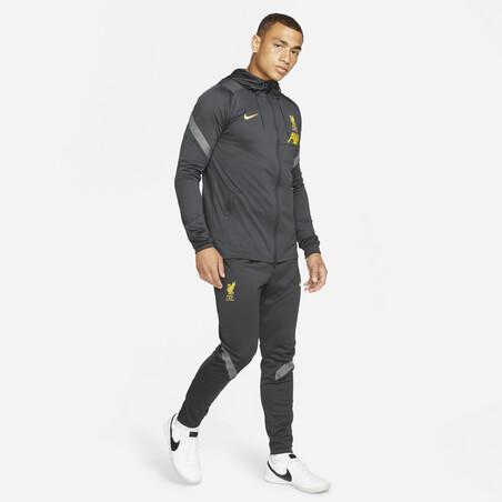 Pantalon survêtement Liverpool gris jaune 2021/22