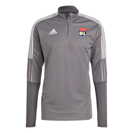 Sweat zippé OL gris 2021/22