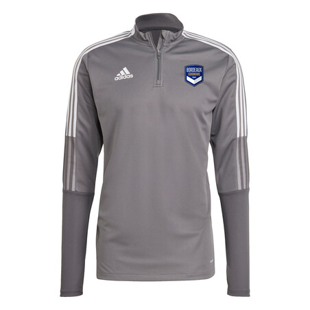 Sweat zippé junior Bordeaux gris 2021/22