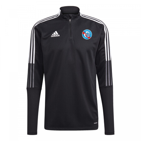 Sweat zippé RC Strasbourg noir 2021/22