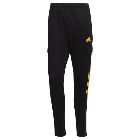 Pantalon survêtement adidas cargo noir orange