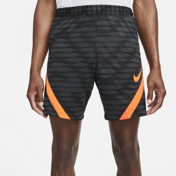 Short entraînement Nike Strike noir orange