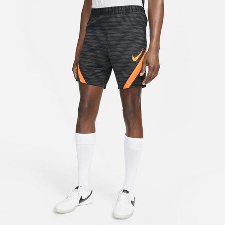 Short entraînement Nike Strike noir orange