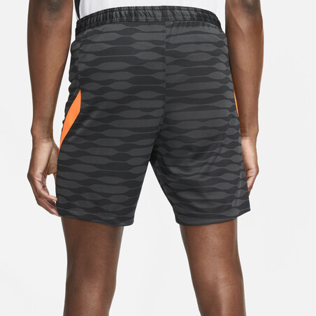 Short entraînement Nike Strike noir orange