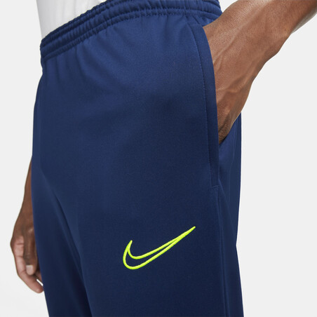 Pantalon survêtement Nike Academy bleu vert