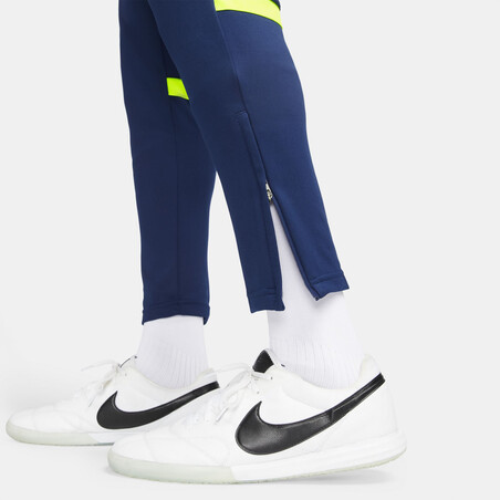 Pantalon survêtement Nike Academy bleu vert