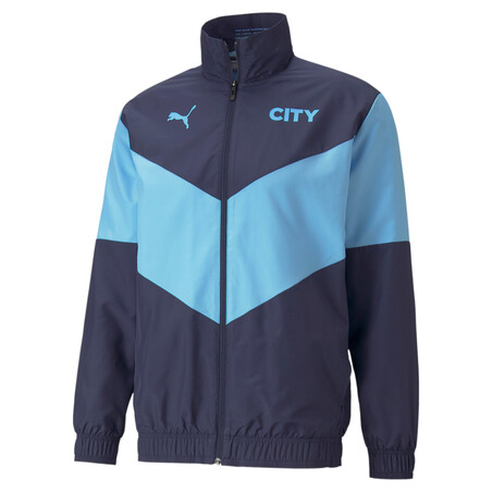 Veste avant match Manchester City bleu 2021/22