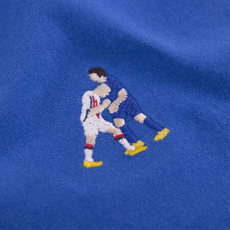 T-shirt France Zidane bleu