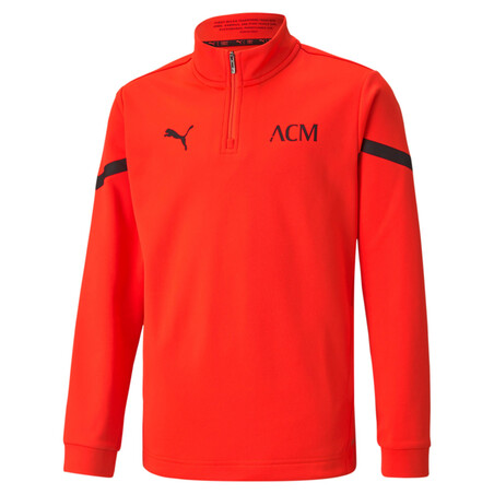 Sweat zippé junior Milan AC rouge 2021/22